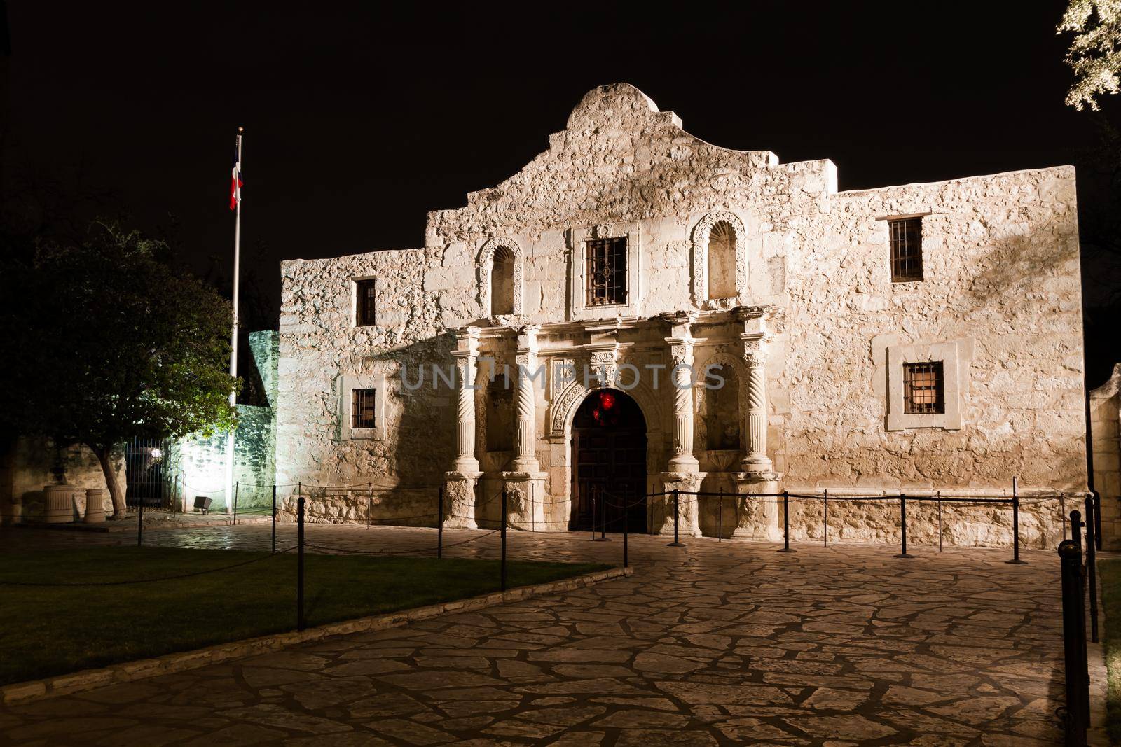 The Alamo mission in San Antonio Missions National park , Texas