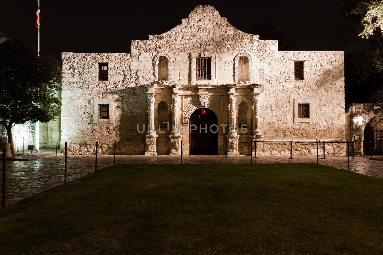 The Alamo mission in San Antonio Missions National park , Texas