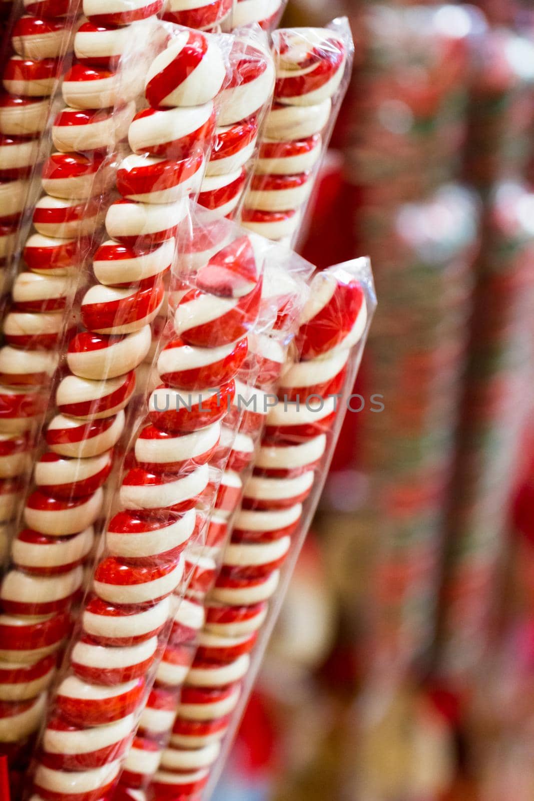 Gourmet hard candies for Christmas holidays.