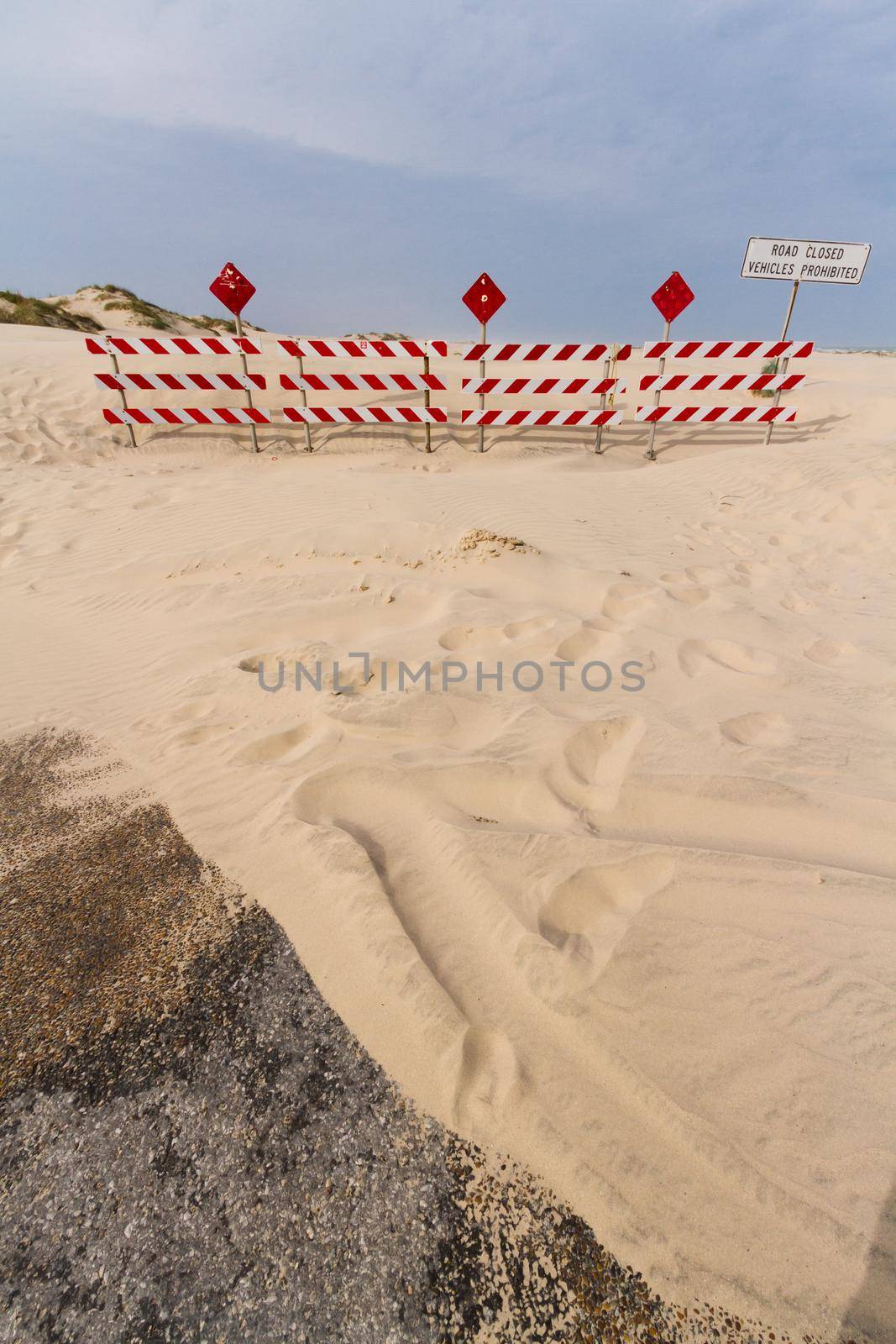 End of the road on South Padre Island, TX.