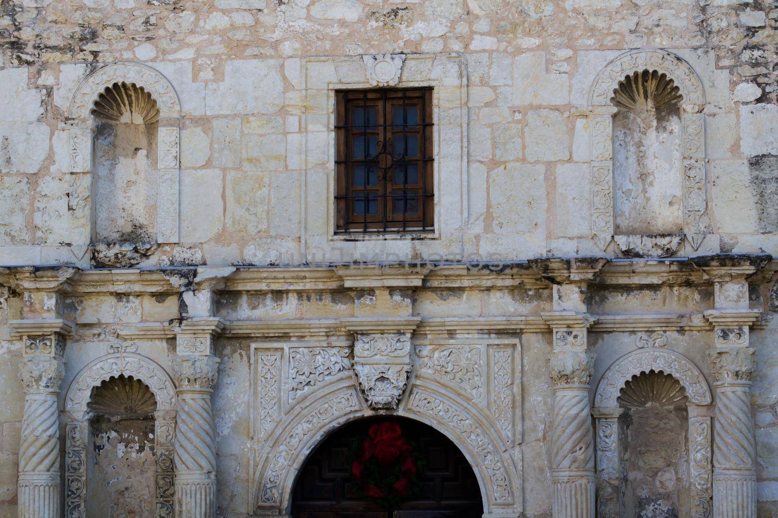 The Alamo mission in San Antonio Missions National park , Texas