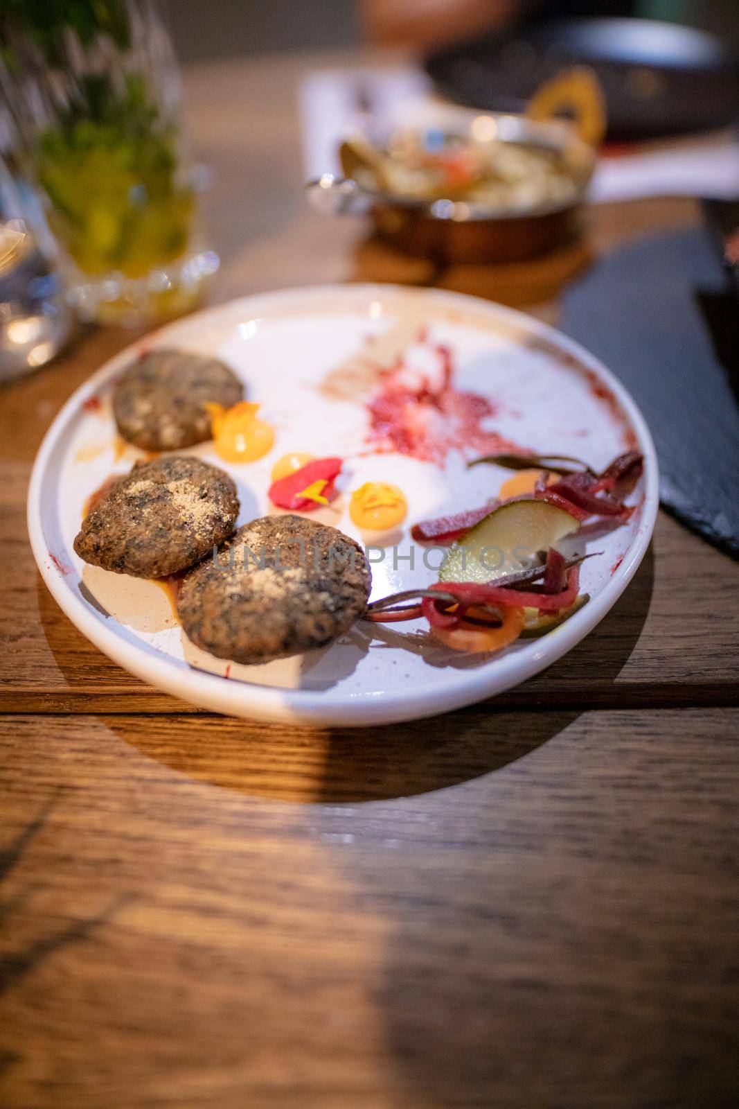 curated dishes of traditional indian food in modern way