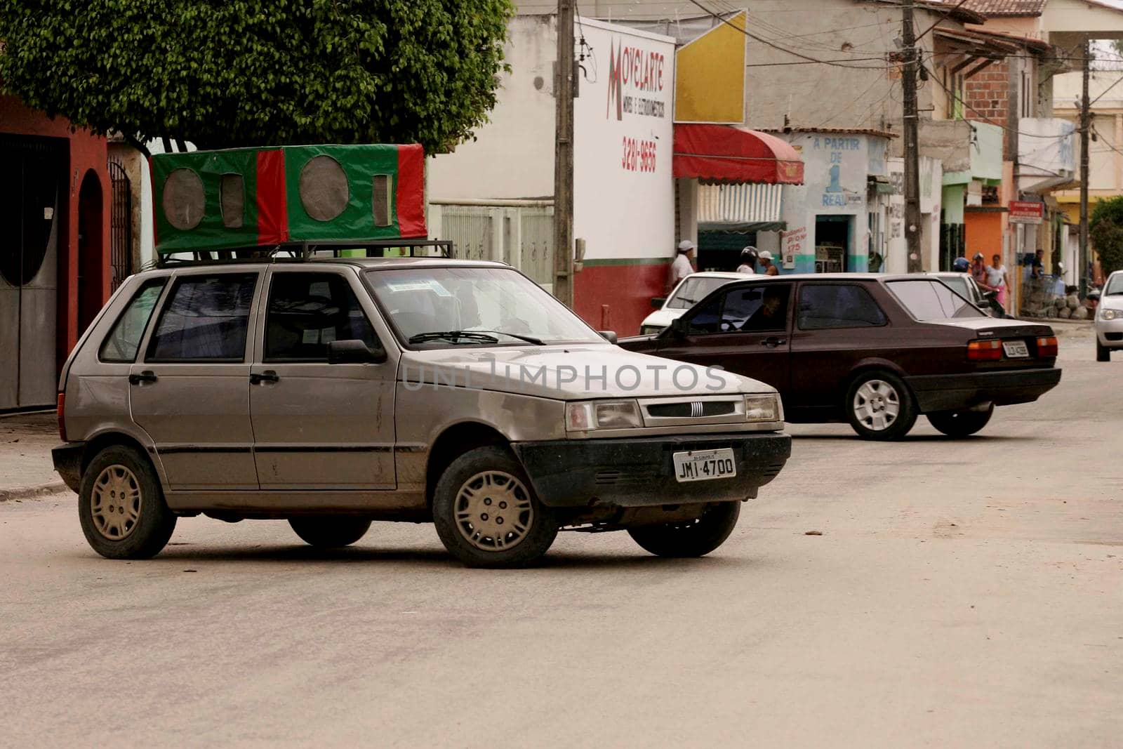 eunapolis, bahia / brazil - agosto 29, 2009: vehicle used to advertise sound is seen in the city of Eunapolis.