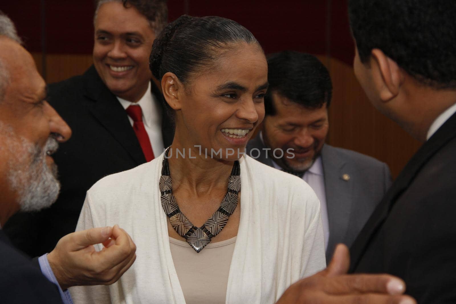 salvador, bahia, brazil - april 29, 2014: Marina Silva, Brazil's presidential candidate is seen during a political rally in the city of Salvador.