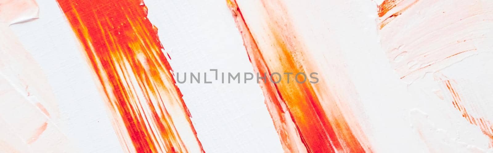 Art, branding and vintage concept - Artistic abstract texture background, orange acrylic paint brush stroke, textured ink oil splash as print backdrop for luxury holiday brand, flatlay banner design