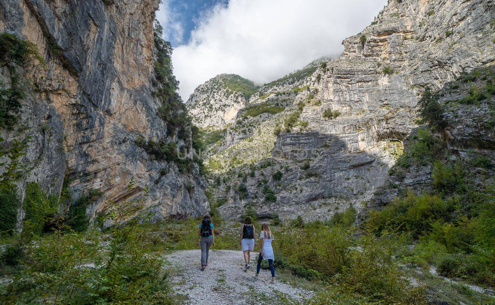 Hike in mountain of Italy province abruzzo
