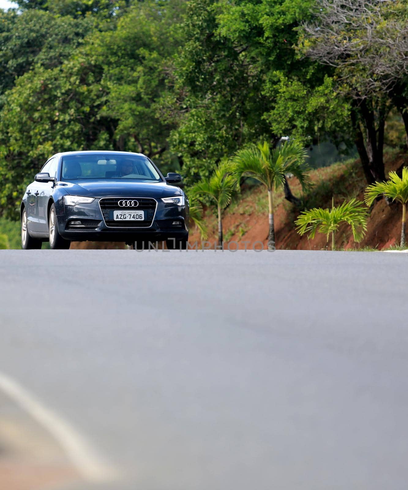 salvador, bahia / brazil - may 4, 2015: vehicle Audi A5 is seen in the city of Salvador.