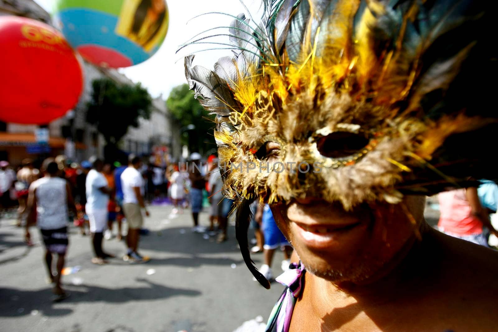 salvador, bahia / brazil - september 8, 2013: people are seen during gay parade in the Campo Grande neighborhood in the city of Salvador.