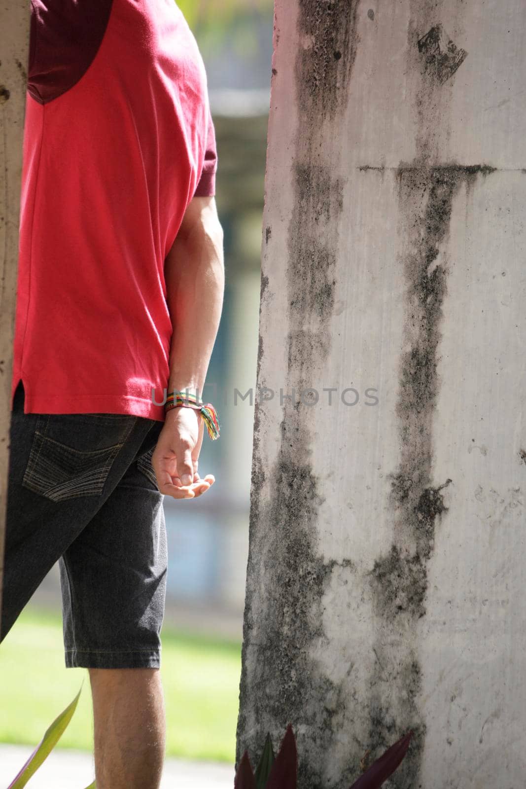 salvador, bahia / brazil - august 6, 2015: Adolescent offender, intern of the Community of Social and Educational Care (Case) is seen in the institution in the city of Salvador.