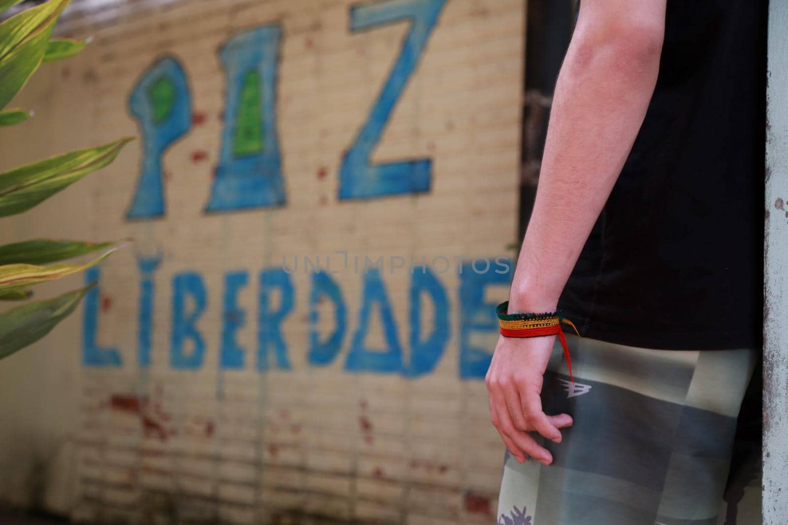 salvador, bahia / brazil - august 6, 2015: Adolescent offender, intern of the Community of Social and Educational Care (Case) is seen in the institution in the city of Salvador.