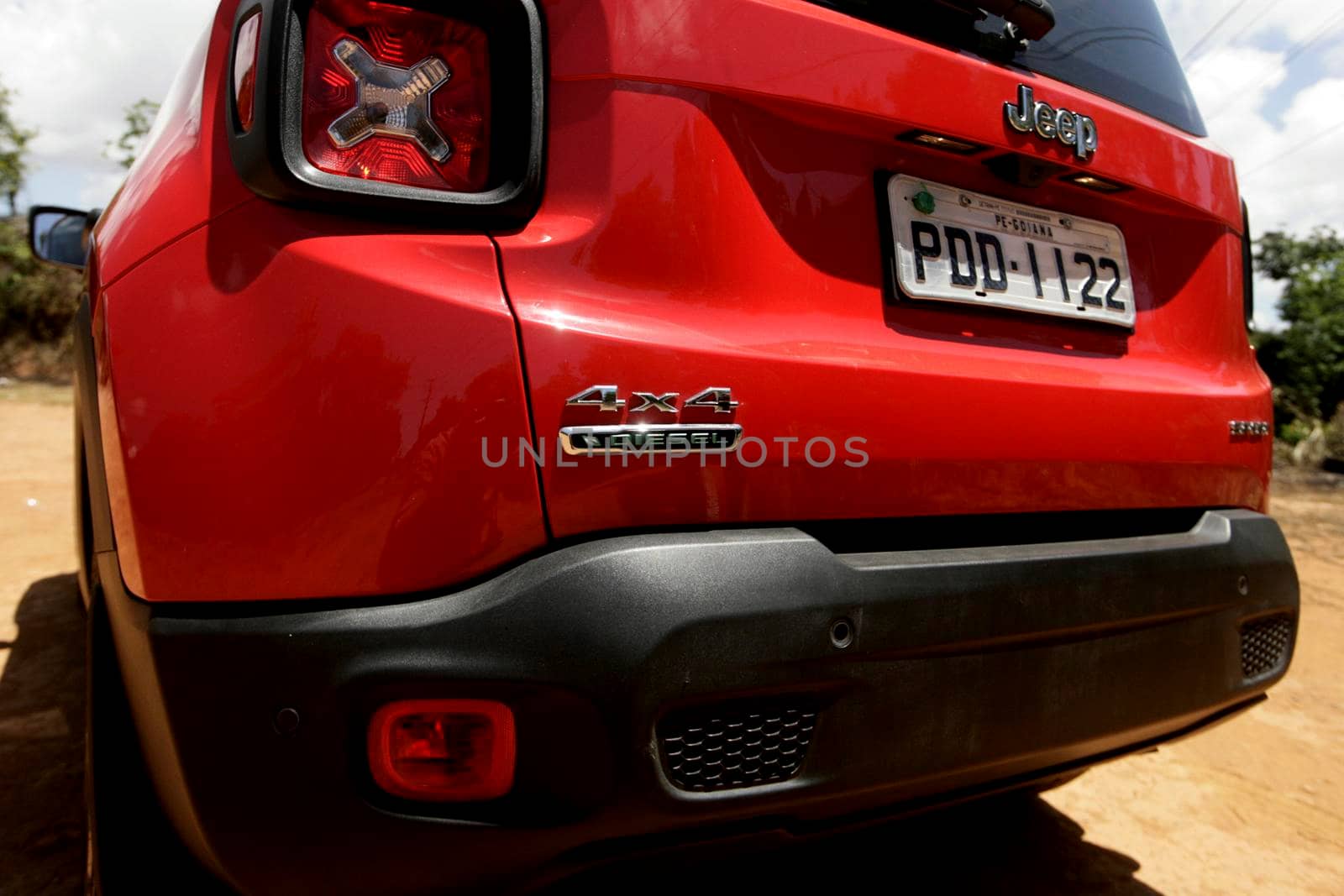 salvador, bahia / brazil - november 10, 2015: Jeep Renegade Sport Diesel is seen in the city of Salvador.