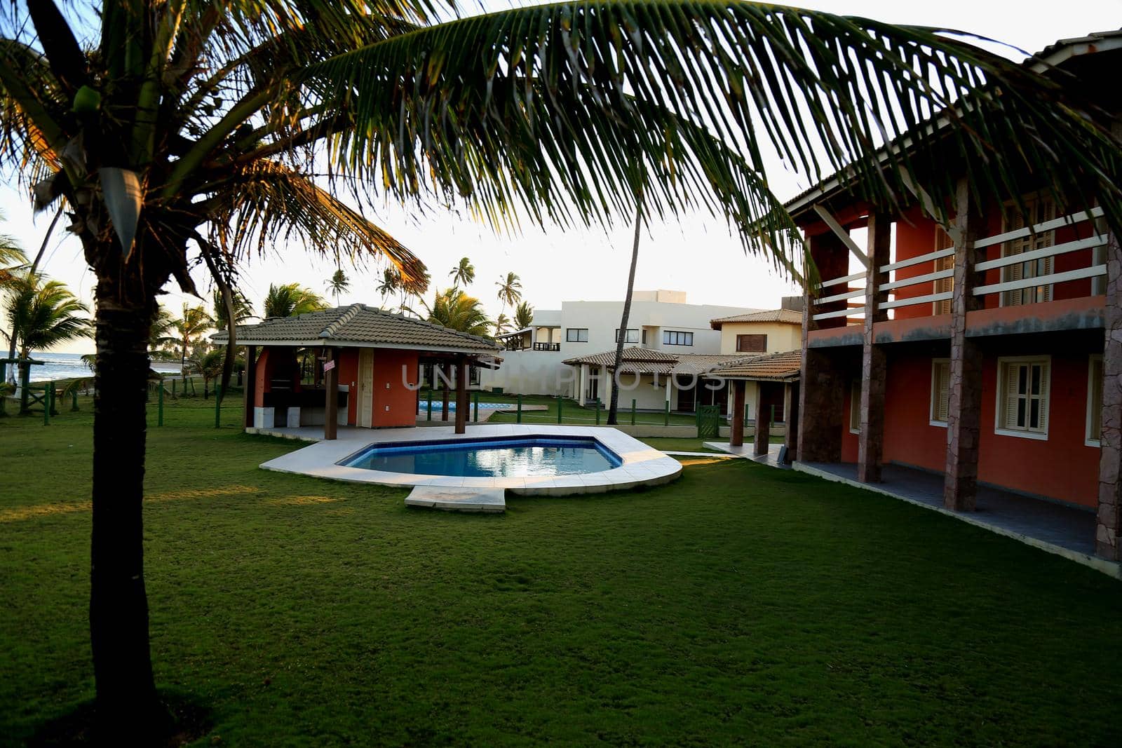 camacari, bahia / brazil - october 10, 2015: Property used to rent by the season in the district of Gauarajuba in the city of Camacari.