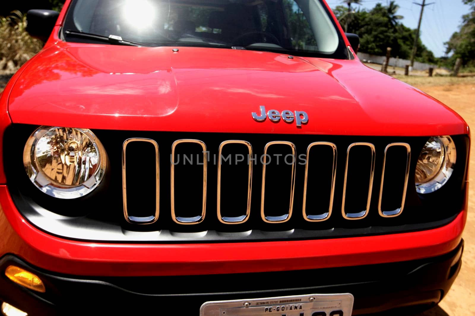 salvador, bahia / brazil - november 10, 2015: Jeep Renegade Sport Diesel is seen in the city of Salvador.