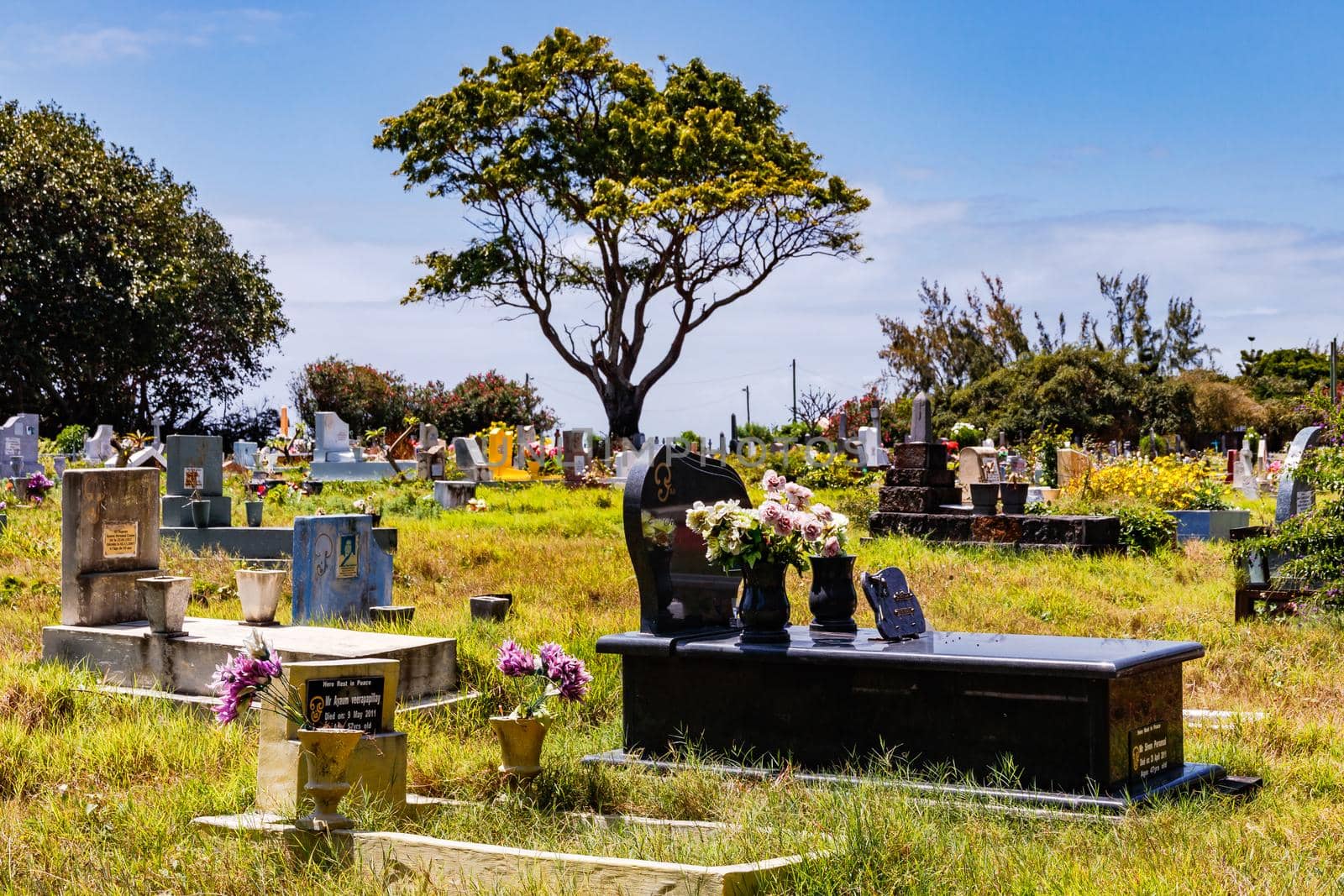 Many ethnic groups, cultures and religions live peacefully together on the island of Mauritius