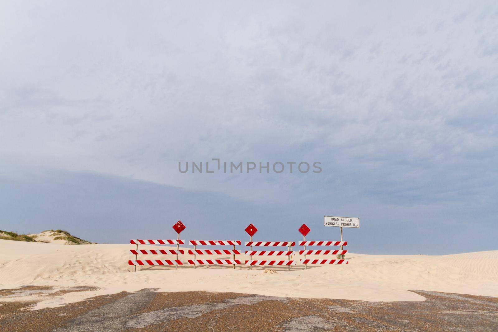 End of the road on South Padre Island, TX.