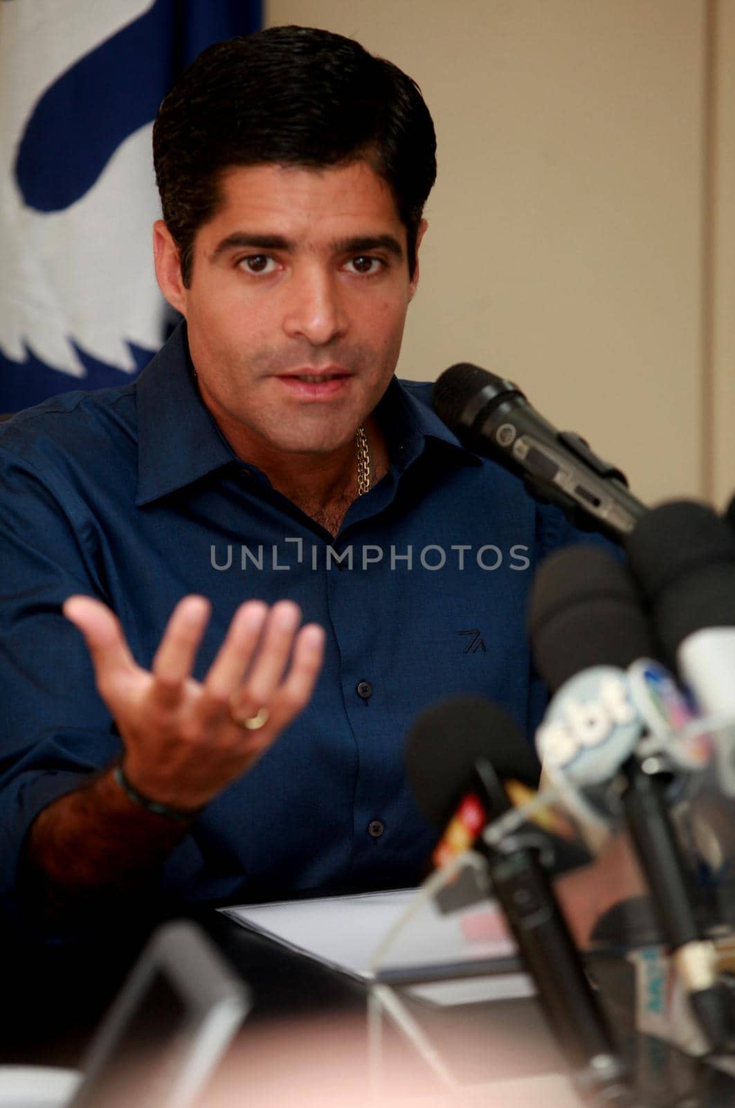 salvador, bahia / brazil - october 3, 2016:ACM Neto, mayor of the city of Salvador is seen during an event in the city.