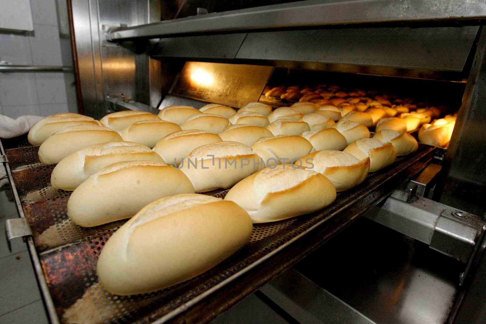salvador, bahia, brazil - october 13, 2016: Bread basket is seen in a bakery in Salvador city.