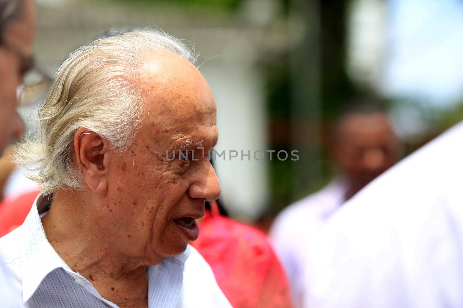 salvador, bahia / brazil - october 2, 2016: Haroldo Borges Rodrigues Lima, Brazilian politician seen in the city of Salvador.

