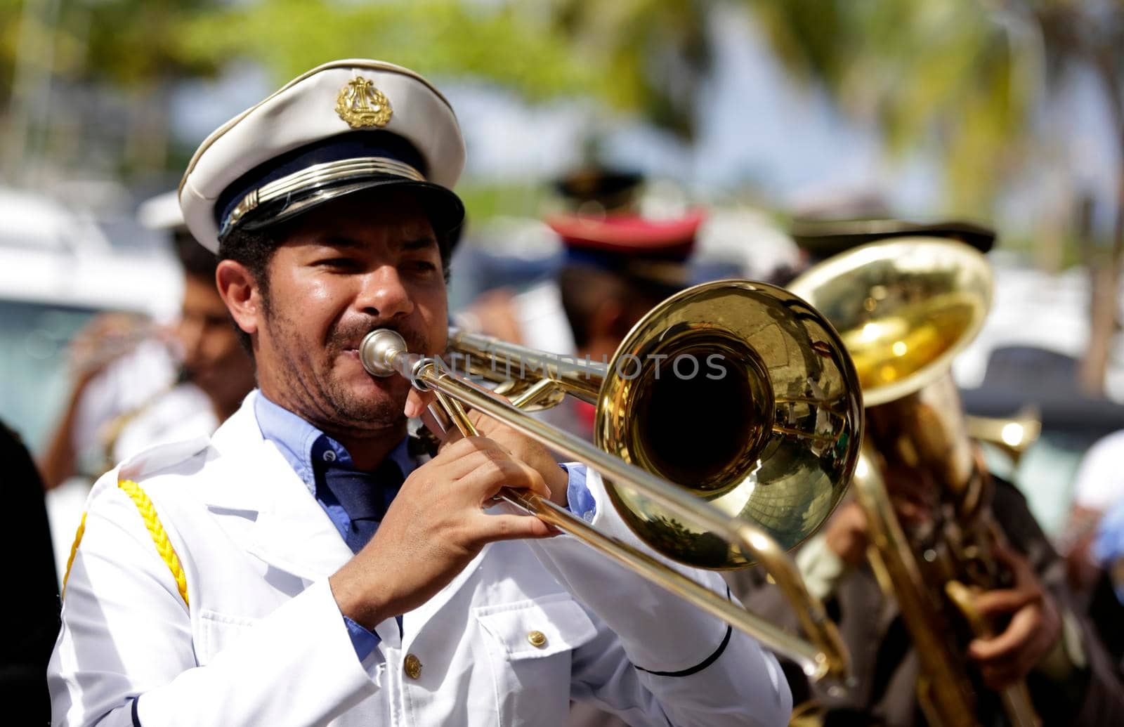 salvador, bahia/brazil - May 28, 2019: Musicians from Bahia Philharmonics are seen during performance.
