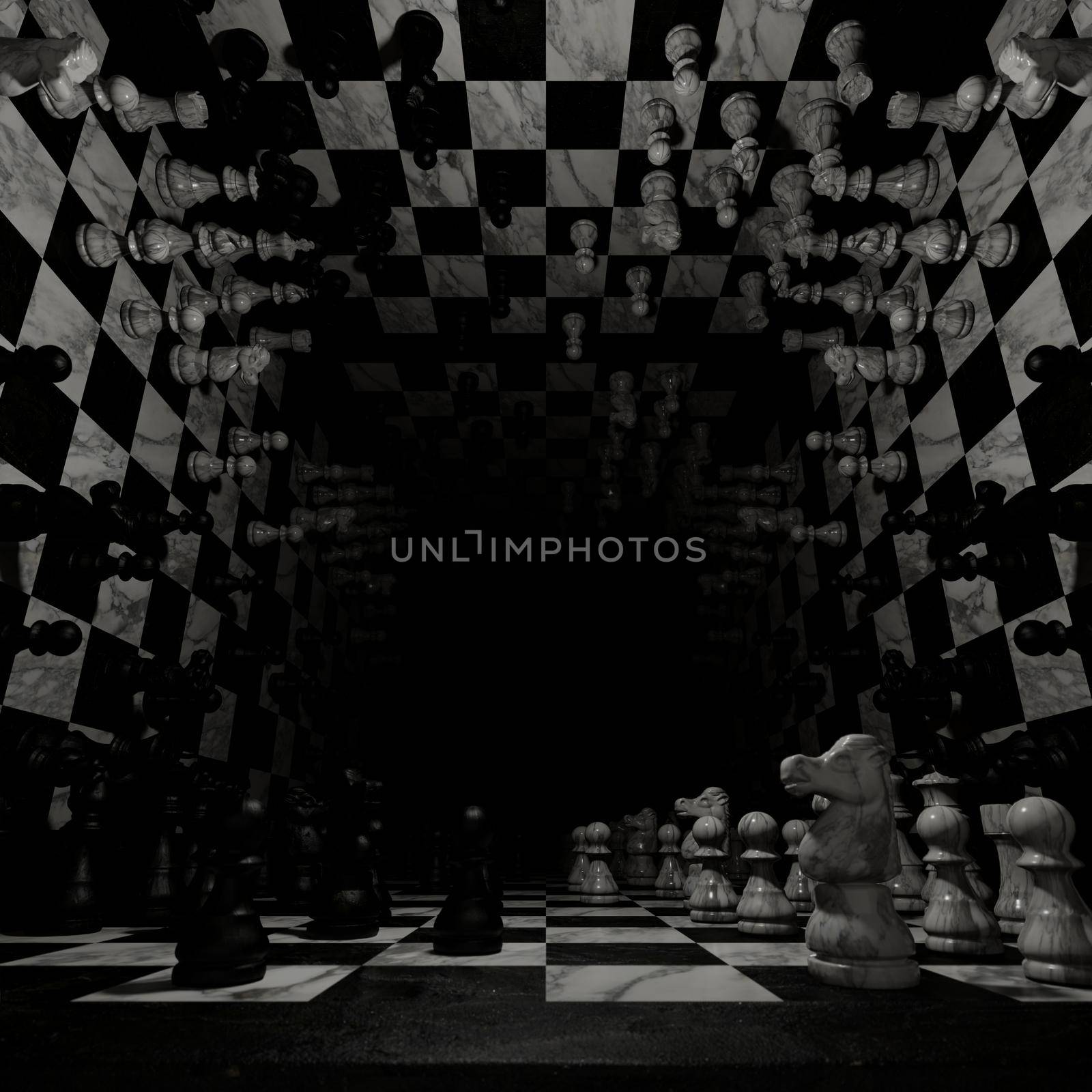 Enjoy In Chess Board by urzine