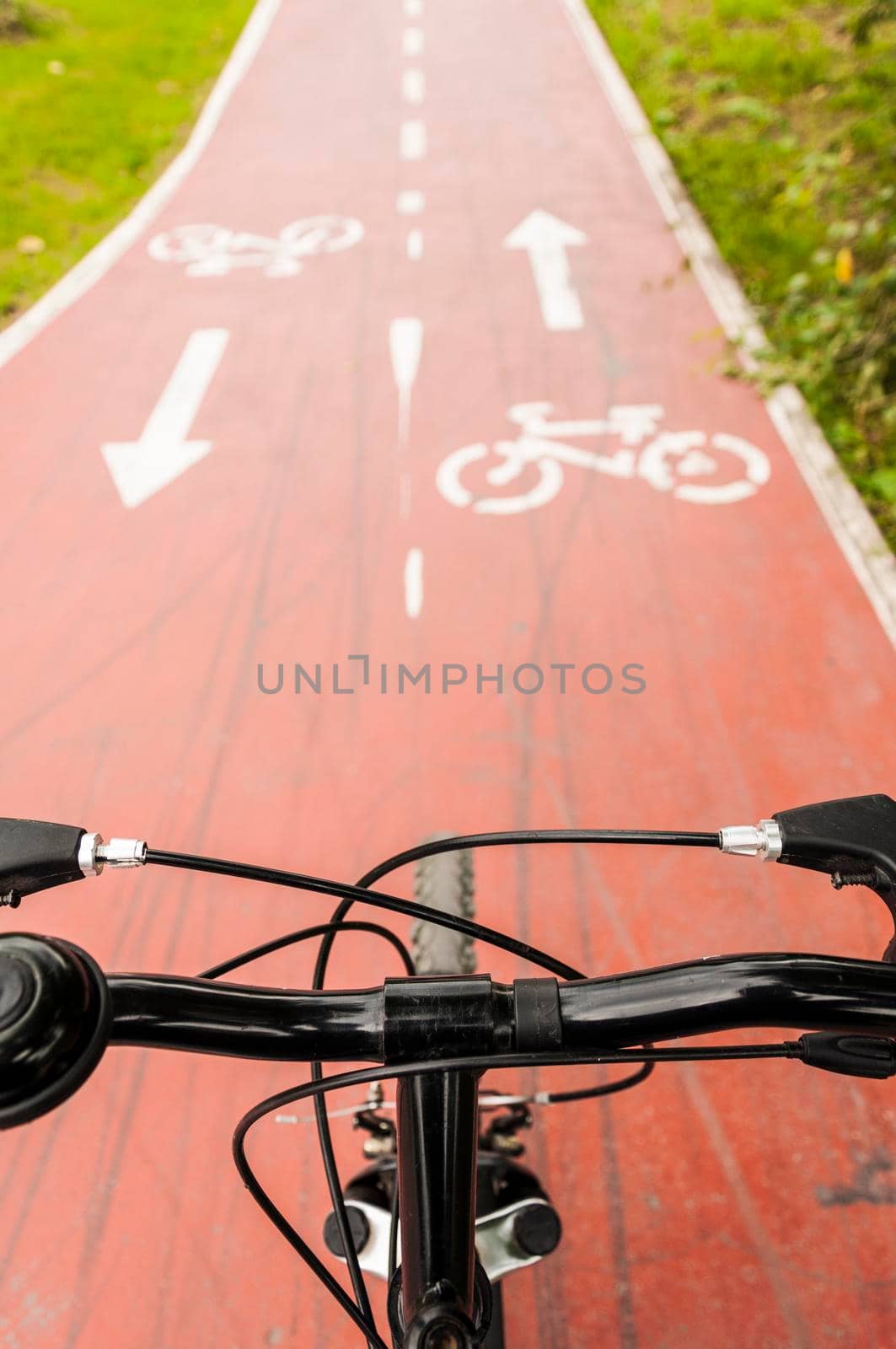 Bicycle sign means that it is only bicycles on a road in a special place by inxti