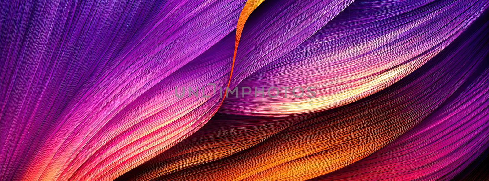 Smooth colorful template banner with gradient color. Design with liquid shape abstract background modern by FokasuArt