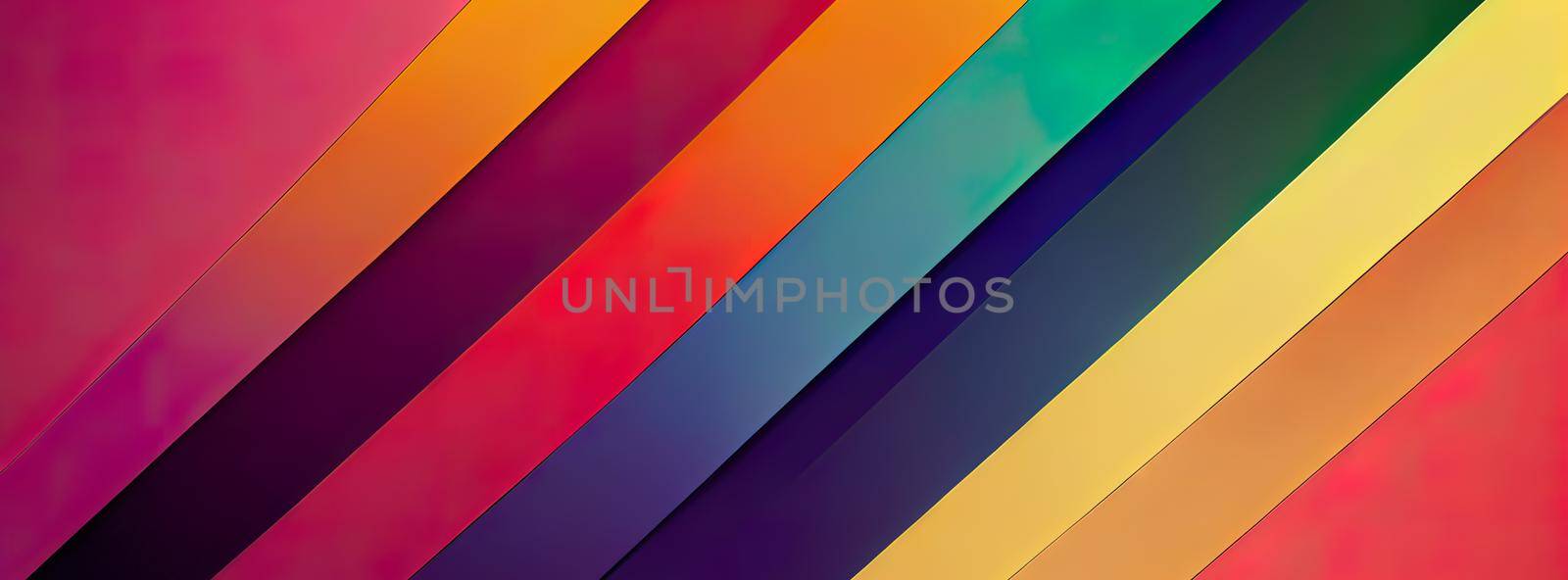 Smooth colorful template banner with gradient color. Design with liquid shape abstract background modern by FokasuArt