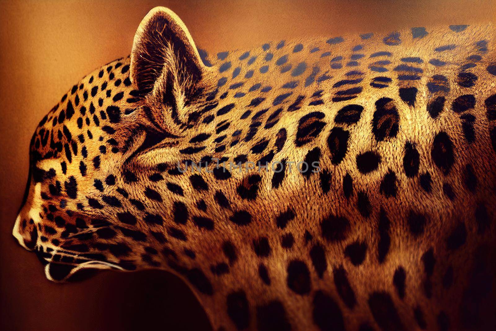 leopard skin background for print. High quality illustration