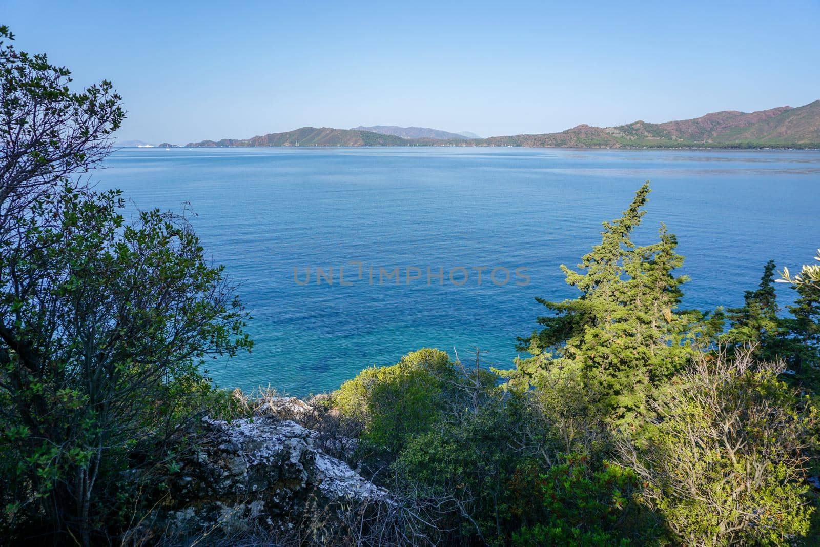 Coastline of Marmaris Hisaronu Mugla Turkey by tasci