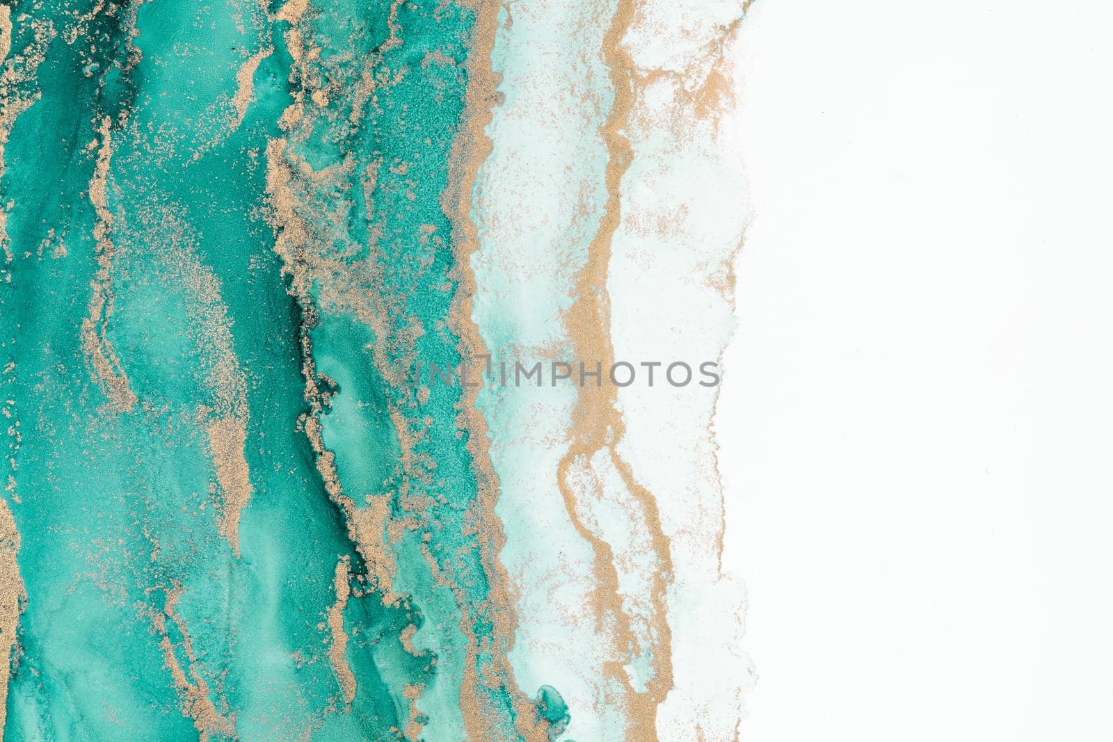 Marble ink abstract art from meticulous original painting abstract background by biancoblue