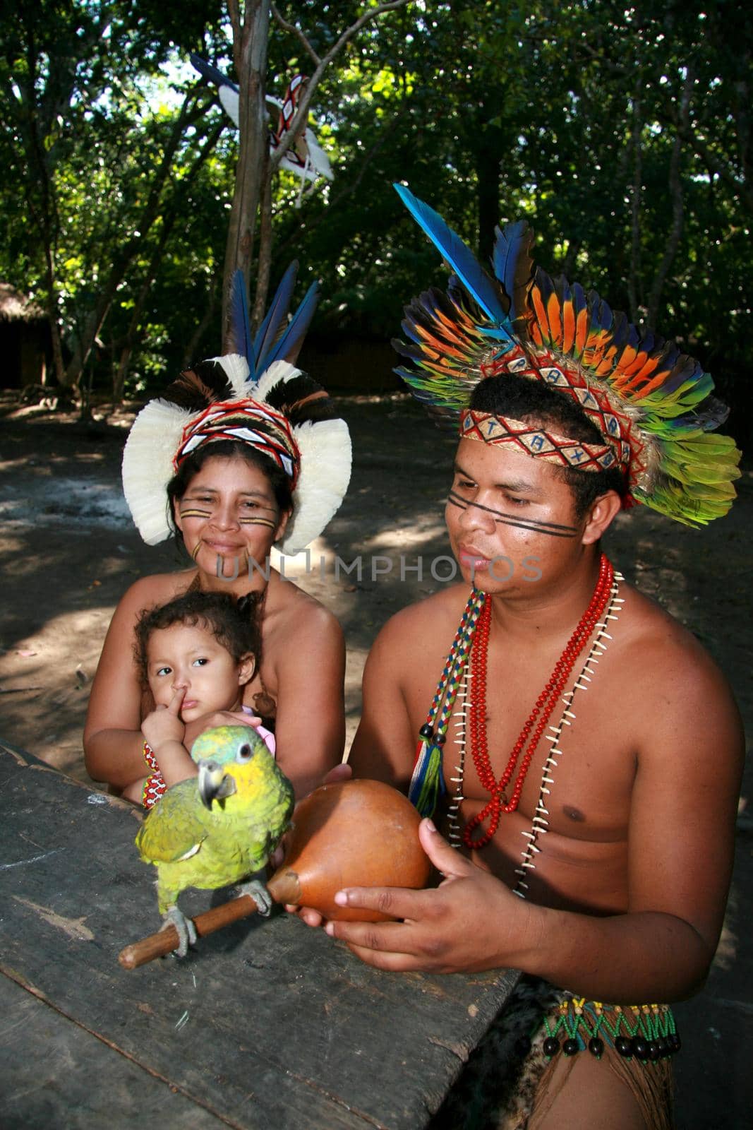 pataxos indians in a village in the south of bahia by joasouza