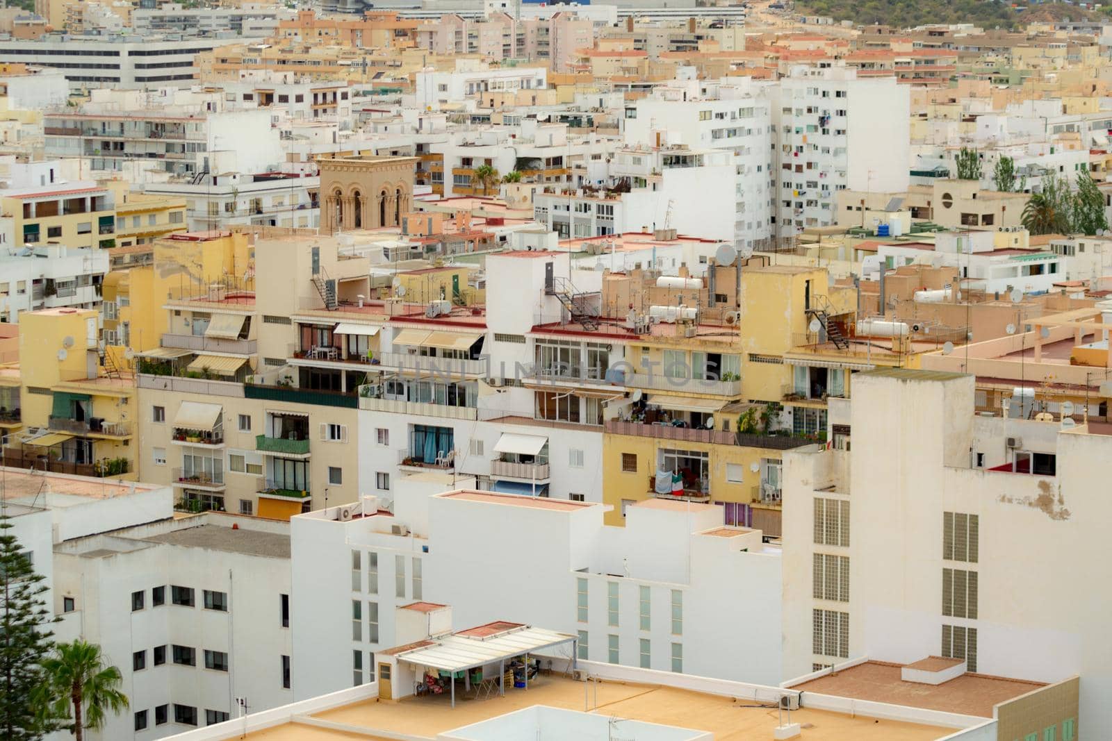 Walk through Dalt Vila, Ibiza, Balearic Islands, Spain.