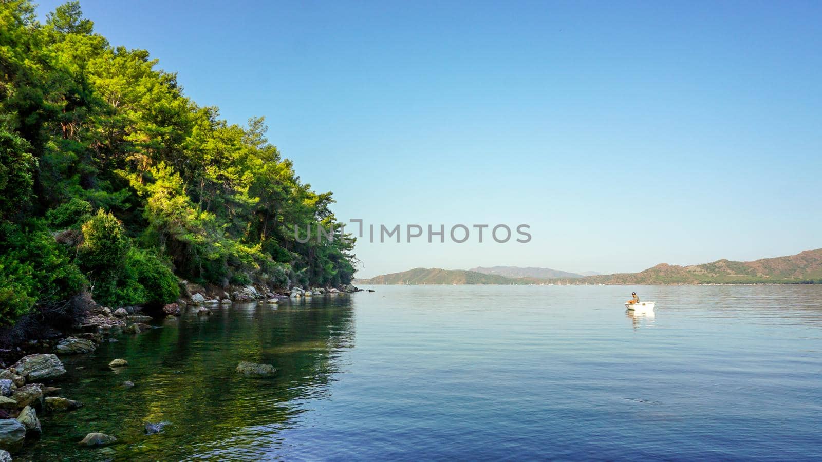 Coastline of Marmaris Hisaronu Mugla Turkey