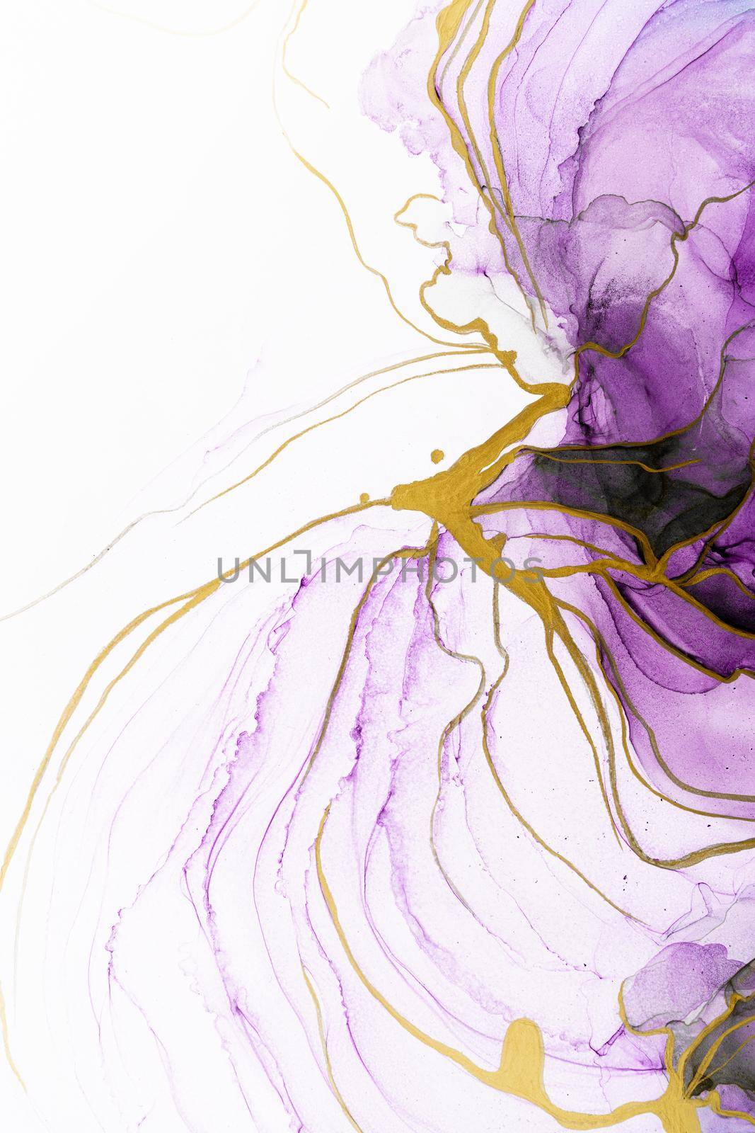 Marble ink abstract art from meticulous original painting abstract background . Painting was painted on high quality paper texture to create smooth marble background pattern of ombre alcohol ink .