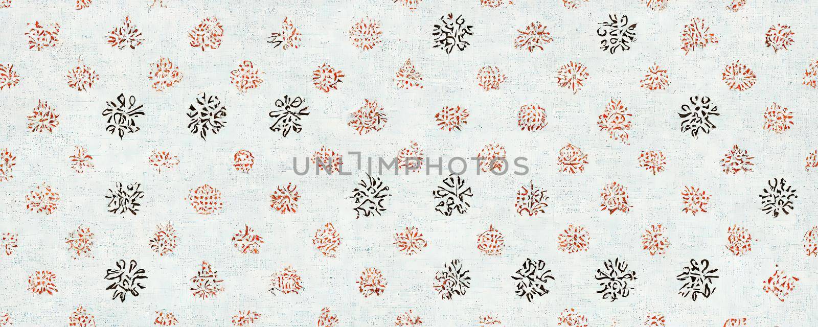 repeating pattern on the New Year theme in the form of snowflakes.