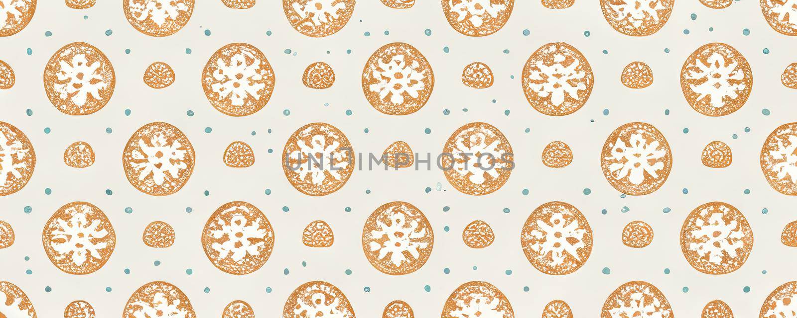 repeating pattern on the New Year theme in the form of snowflakes.