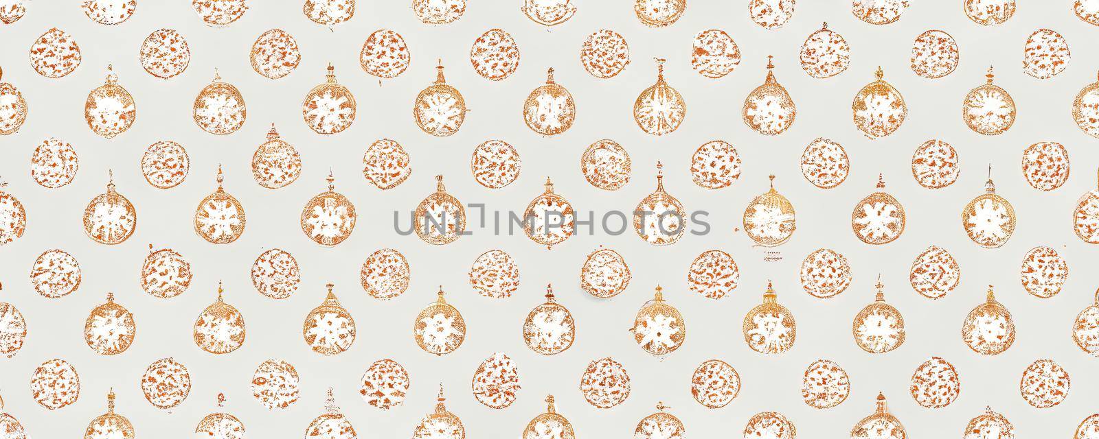 repeating pattern on the New Year theme in the form of snowflakes.