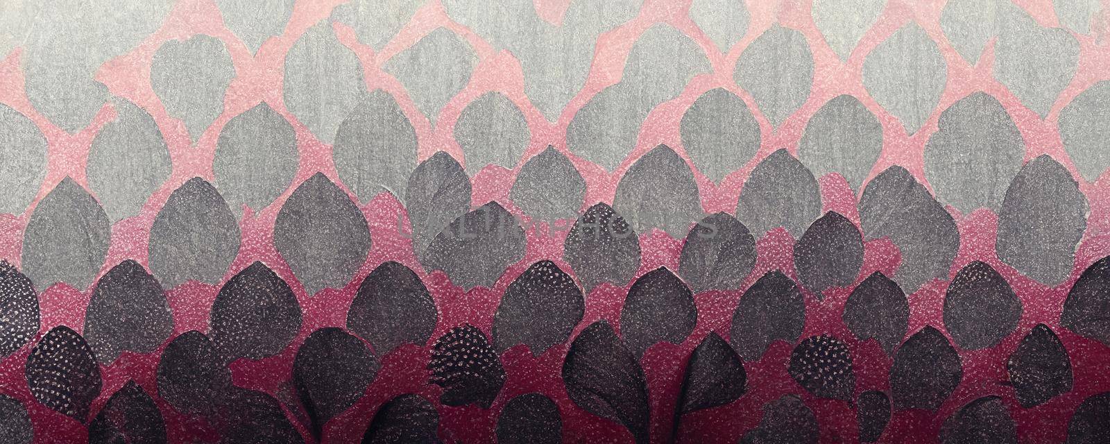 ,black leaves on a pink backgroundColorful abstract wallpaper texture background illustration by TRMK