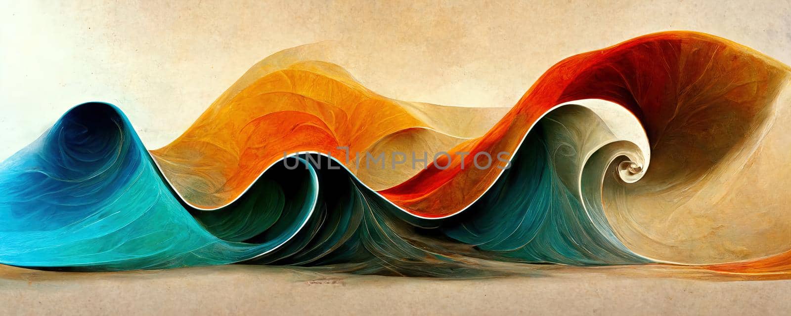 Abstract painting color texture. Modern futuristic pattern. Colorful background by TRMK