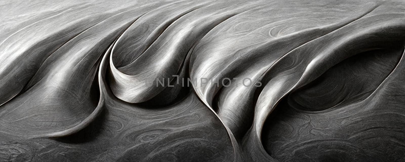 abstract background of paint strokes reminiscent of leather texture and waves of the sea by TRMK