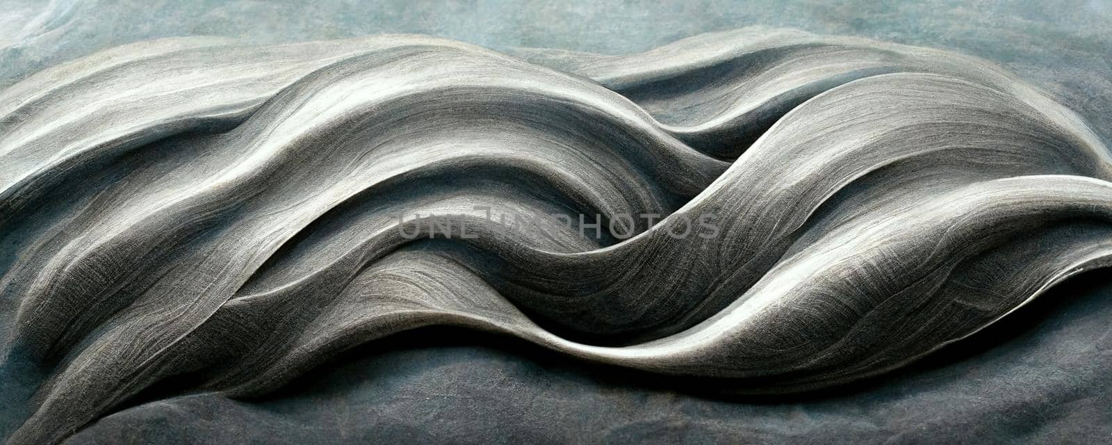 abstract background of paint strokes reminiscent of leather texture and waves of the sea by TRMK