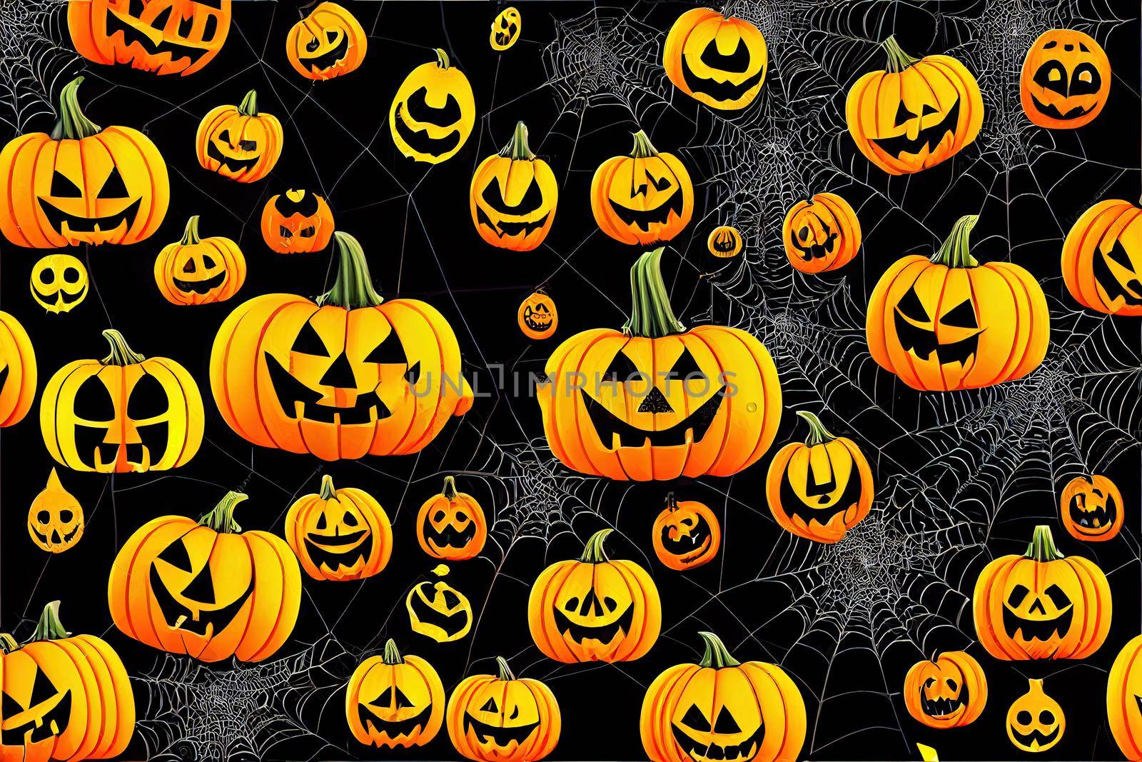 Halloween, Spooky Banner, Halloween Background, Happy Halloween Background, Spider Web Texture, Halloween Bat Decoration Text, Spider Cob Web Texture, Raster Illustration Background