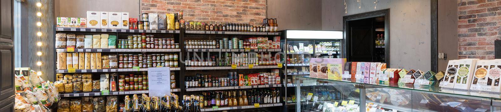 interior of a small grocery store