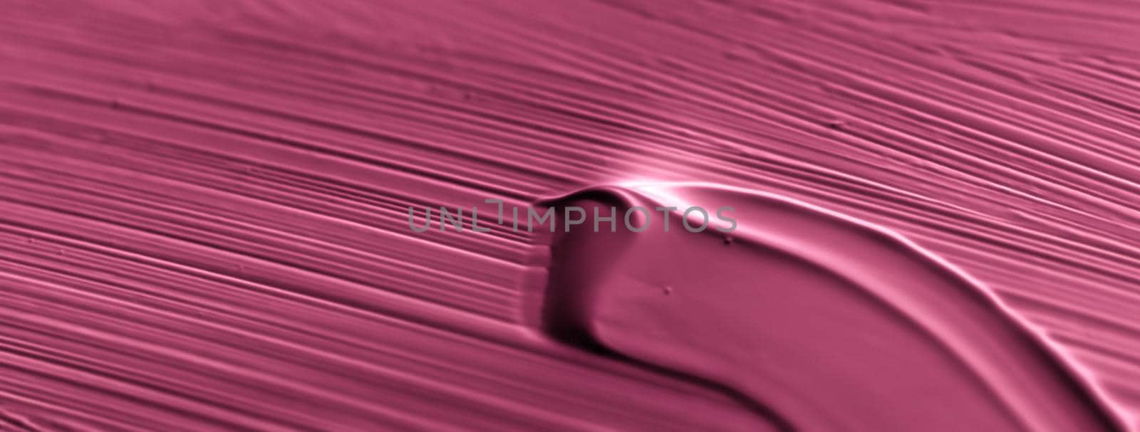 Art, branding and makeup concept - Cosmetics abstract texture background, pink acrylic paint brush stroke, textured cream product as make-up backdrop for luxury beauty brand, holiday banner design