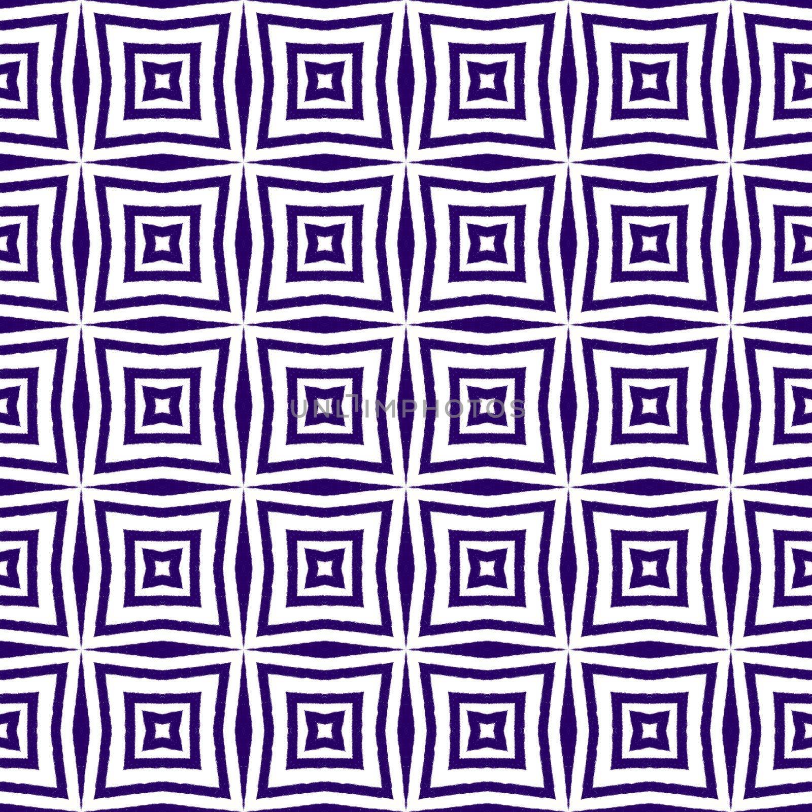 Ethnic hand painted pattern. Purple symmetrical by beginagain