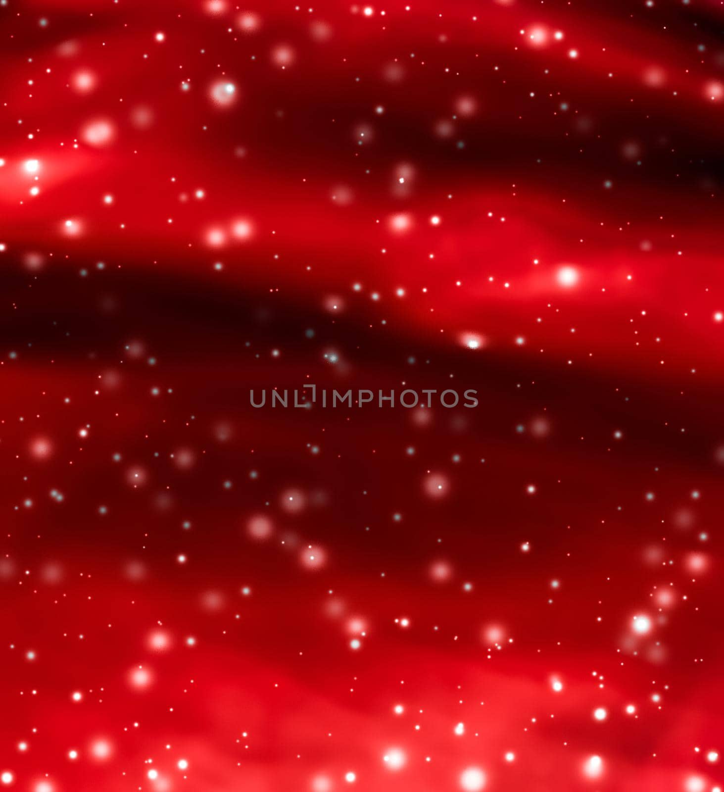 Branding, magic and festive concept - Christmas, New Years and Valentines Day red abstract background, holidays card design, shiny snow glitter as winter season sale backdrop for luxury beauty brand