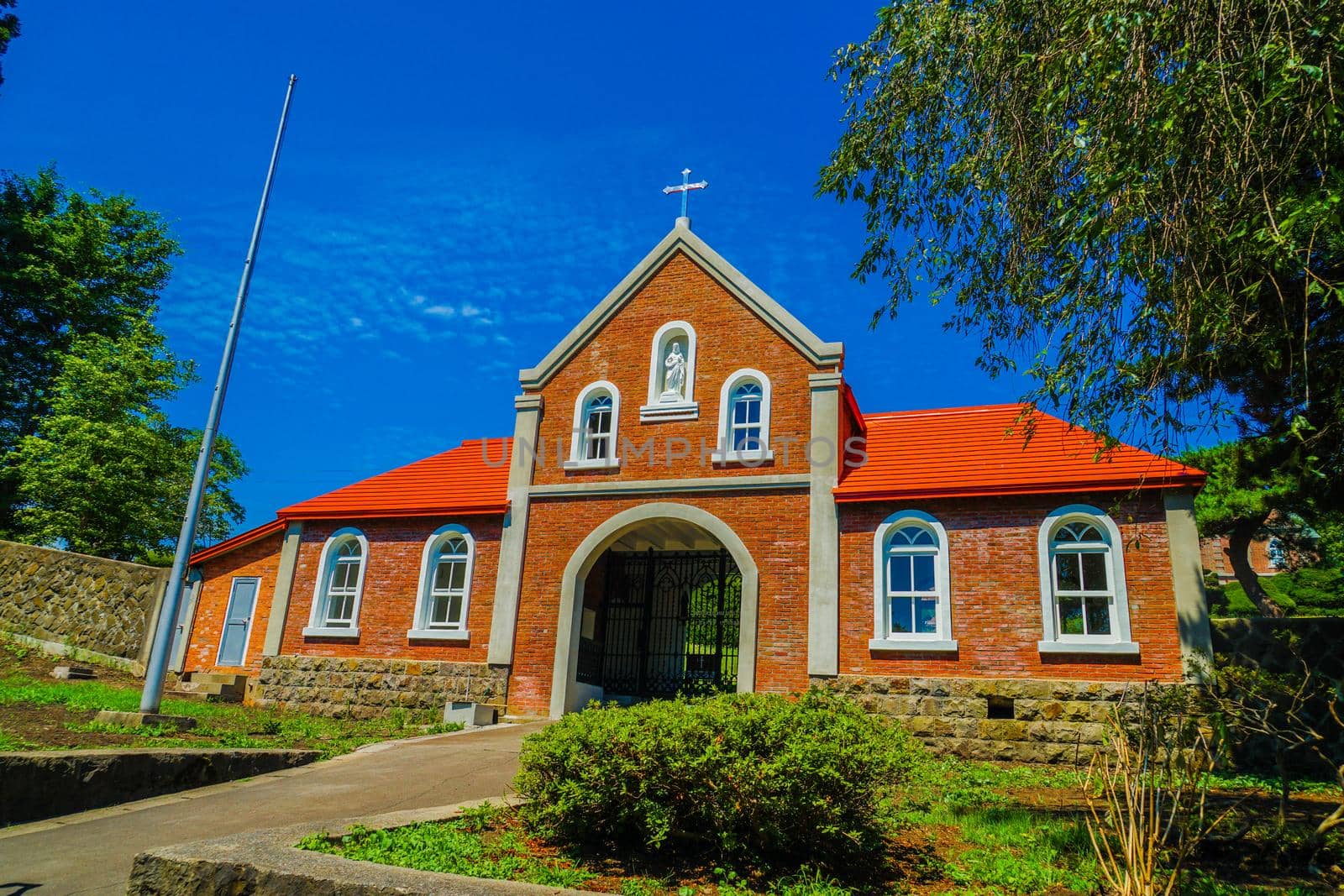 Trapist Monastery (Hokkaido Hokuto City). Shooting Location: Hokkaido
