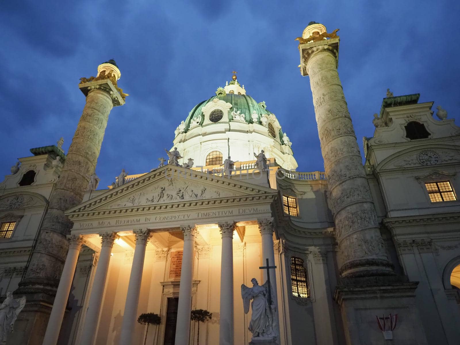 Karlskirche church in Vienna by claudiodivizia