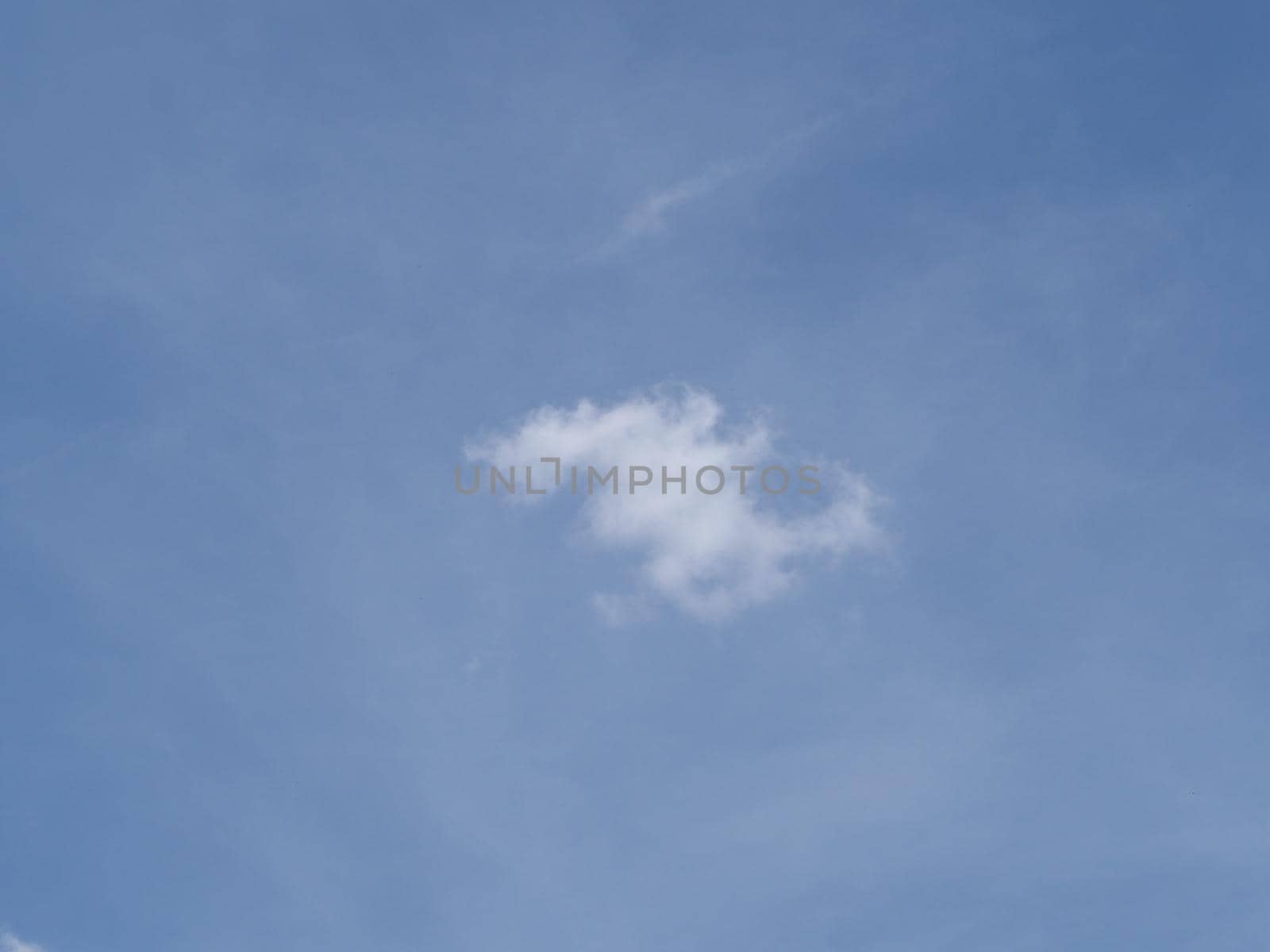 blue sky with clouds background by claudiodivizia