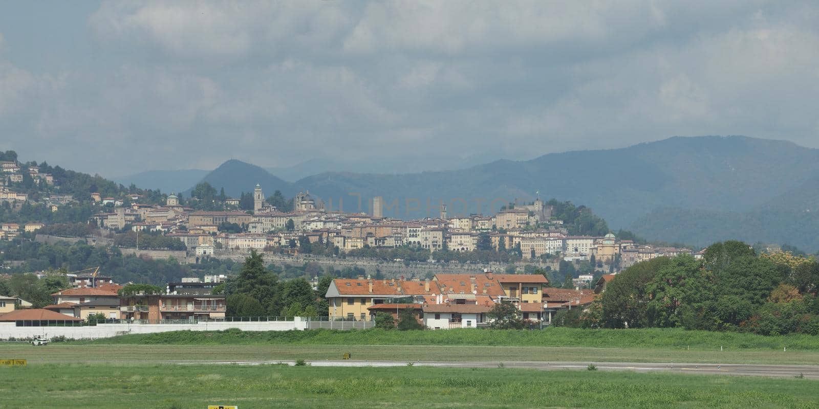 Upper town in Bergamo by claudiodivizia